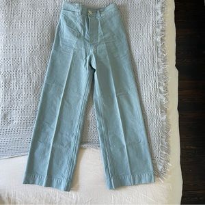 Jesse Kamm- Kamm Pants Size 0 Piscine Blue